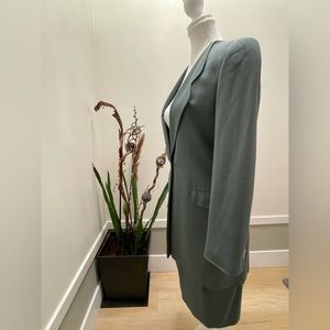 ARMANI Vintage GIORGIO ARMANI SUIT single breasted cady jacket with skirt.